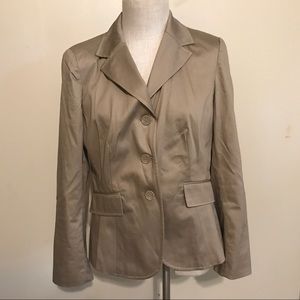 Khaki Worthington Stretch blazer, size 12